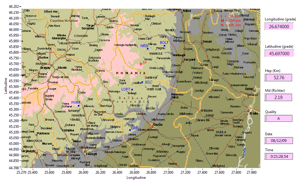 Vrancea Map